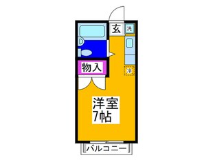 アイリー浅香　B棟の物件間取画像